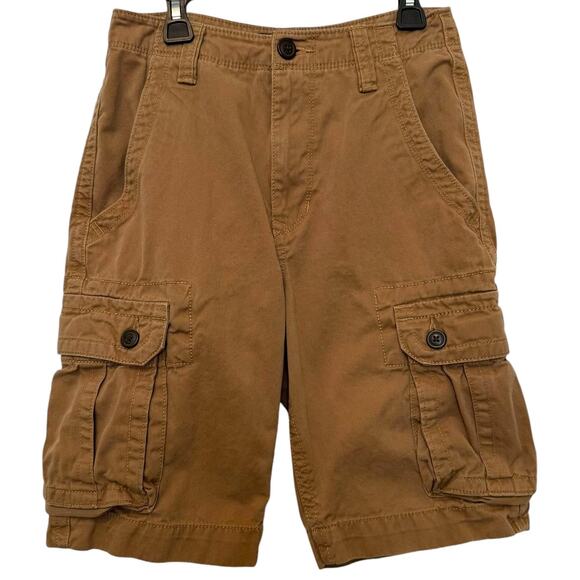 Arizona Jeans Co Cargo Shorts Khaki Brown Mens 26 - Picture 1 of 5
